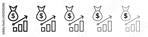 Fiscal policy icon for mobile concept and web design.