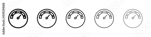 Gauge icon for mobile concept and web design.