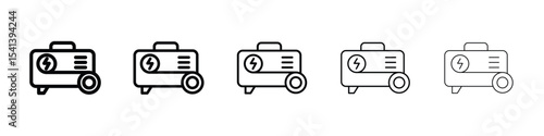 Generator icon for mobile concept and web design.