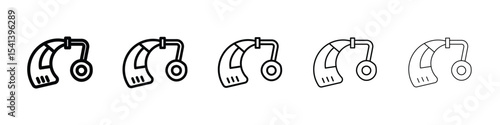 Hearing aid icon for mobile concept and web design.