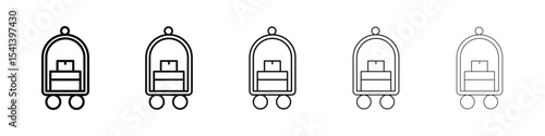 Hotel service icon for mobile concept and web design.