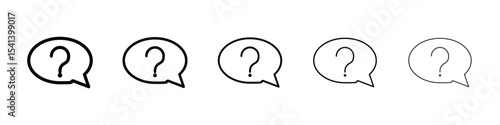 Interrogation icon for mobile concept and web design.