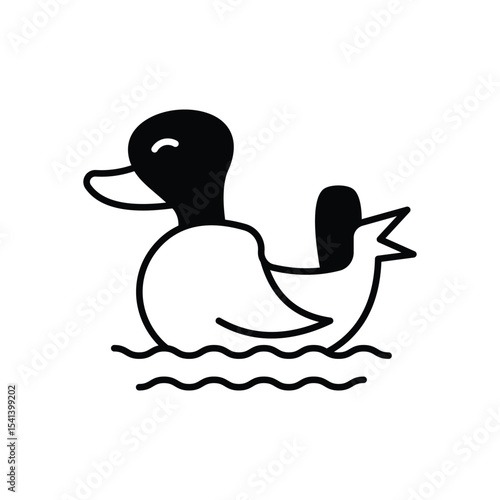 Duck Boat  Icon vector