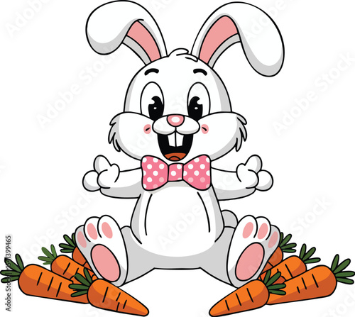 rabbit and carrot	