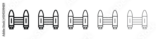 Jetpack icon for mobile concept and web design.