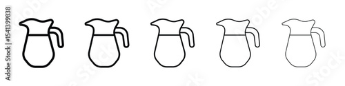 Jug icon for mobile concept and web design.