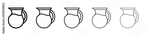 Jug icon for mobile concept and web design.