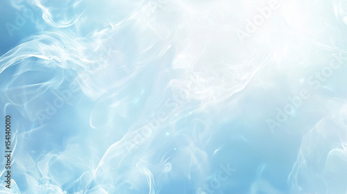 Wallpaper Mural Light visual background in Gallabox style clean white with soft blue tones and a gentle light source from side to middle.  Torontodigital.ca