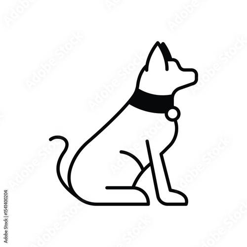 Dog  Icon vector