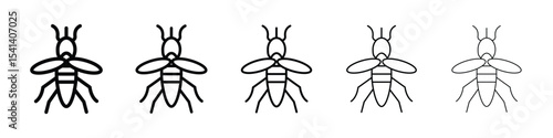 Mosquito icon for mobile concept and web design.