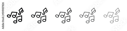 Music icon for mobile concept and web design.