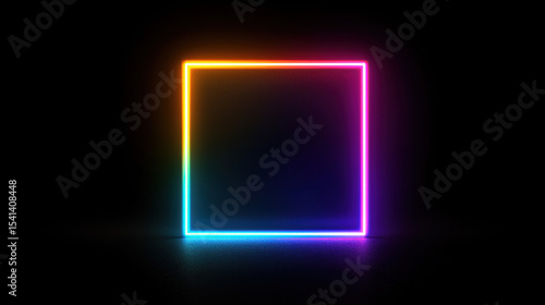 Minimalistic neon background, glowing, cyberpunk futuristic style, bright neon colors against dark black background, high contrast, clean simple design, 4K resolution 