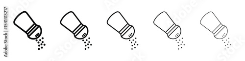 Pepper shaker icon for mobile concept and web design.