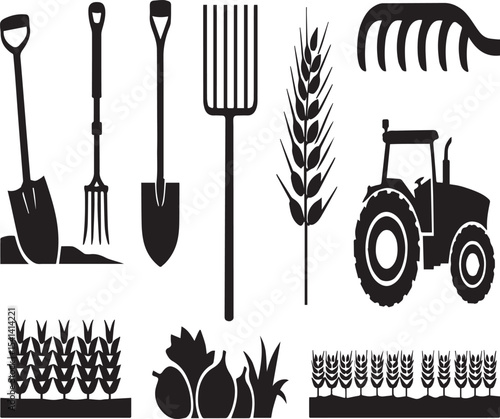  Comprehensive Farm and Agriculture Icon Set