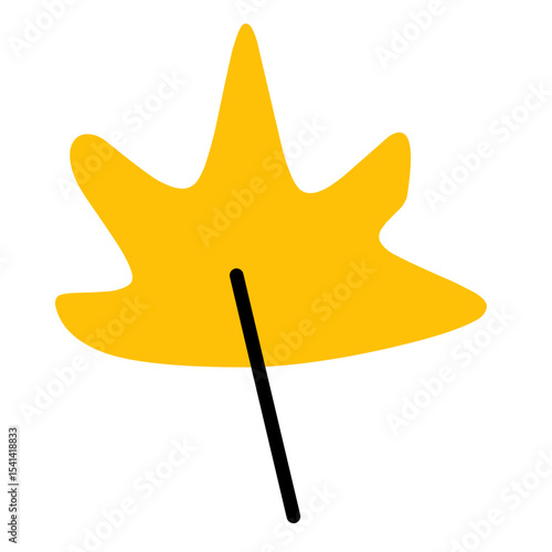 leaf nature icon doodles illustration 