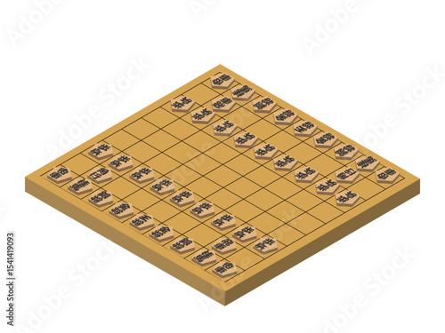 将棋盤と将棋駒