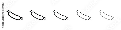 Sausage icon for mobile concept and web design.