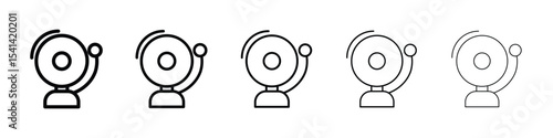 School bell icon for mobile concept and web design.
