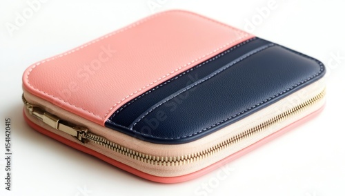 Wallpaper Mural A blush pink and navy zippered cosmetic case Torontodigital.ca