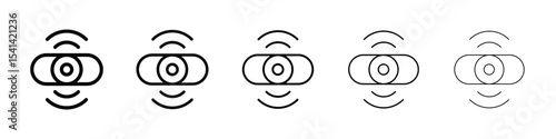 Sensor icon for mobile concept and web design.