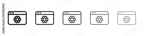 Software icon for mobile concept and web design.