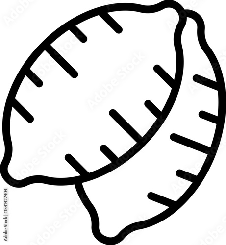 Sweet Potato Vector Icon Stock Illustration