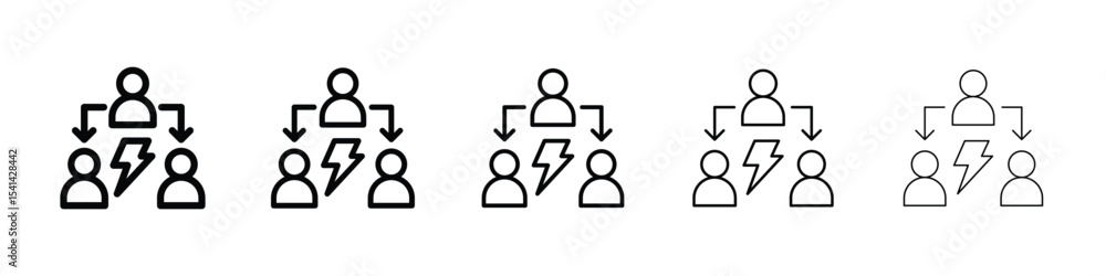 Fototapeta premium Third party icon for mobile concept and web design.