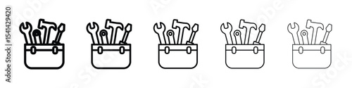 Toolbox icon for mobile concept and web design.