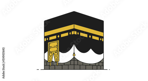 The Holy Kaaba Islamic Icon and Pilgrimage Site