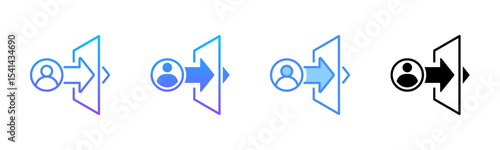 Login Session  Multi Style Icon Set