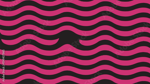 Abstract waves undulate digitally on background with graphical design surface element