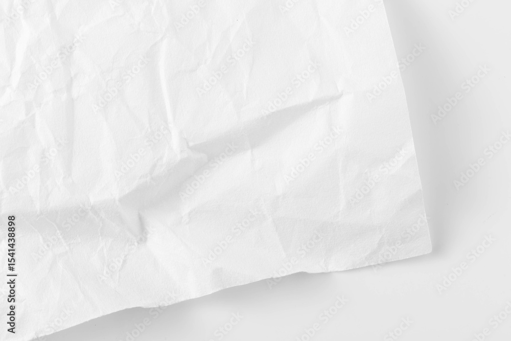 Crumpled White Paper Texture Background for Creative Projects Crumpled White Paper Texture Background for Creative Projects