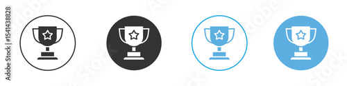 Achievement icon Logo Template Design set
