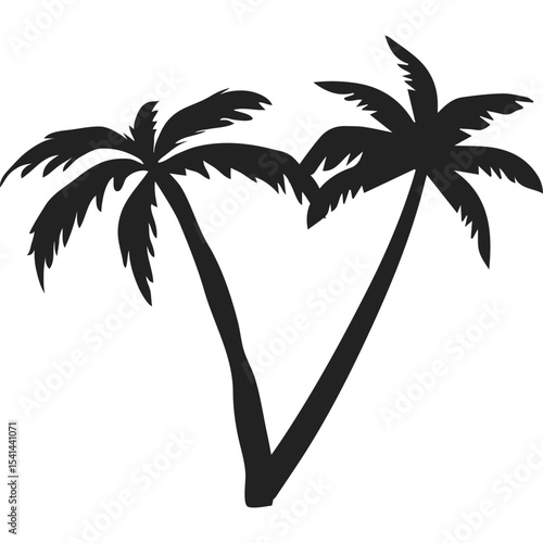 Palm Tree Silhoutte