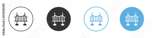 Bridging loan icon Logo Template Design set