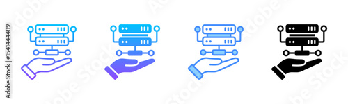 Server Management Multi Style Icon Set