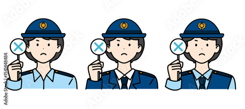 女性警察官2 おこ だめ