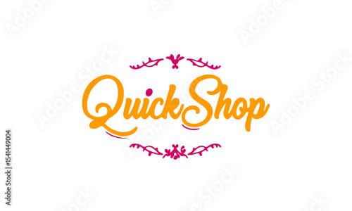 Attractive Brand Name Design. vector template