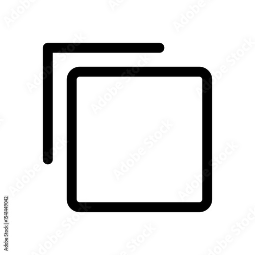 Free Download Overlapping Squares Layers Outline Icon - GFXLoad