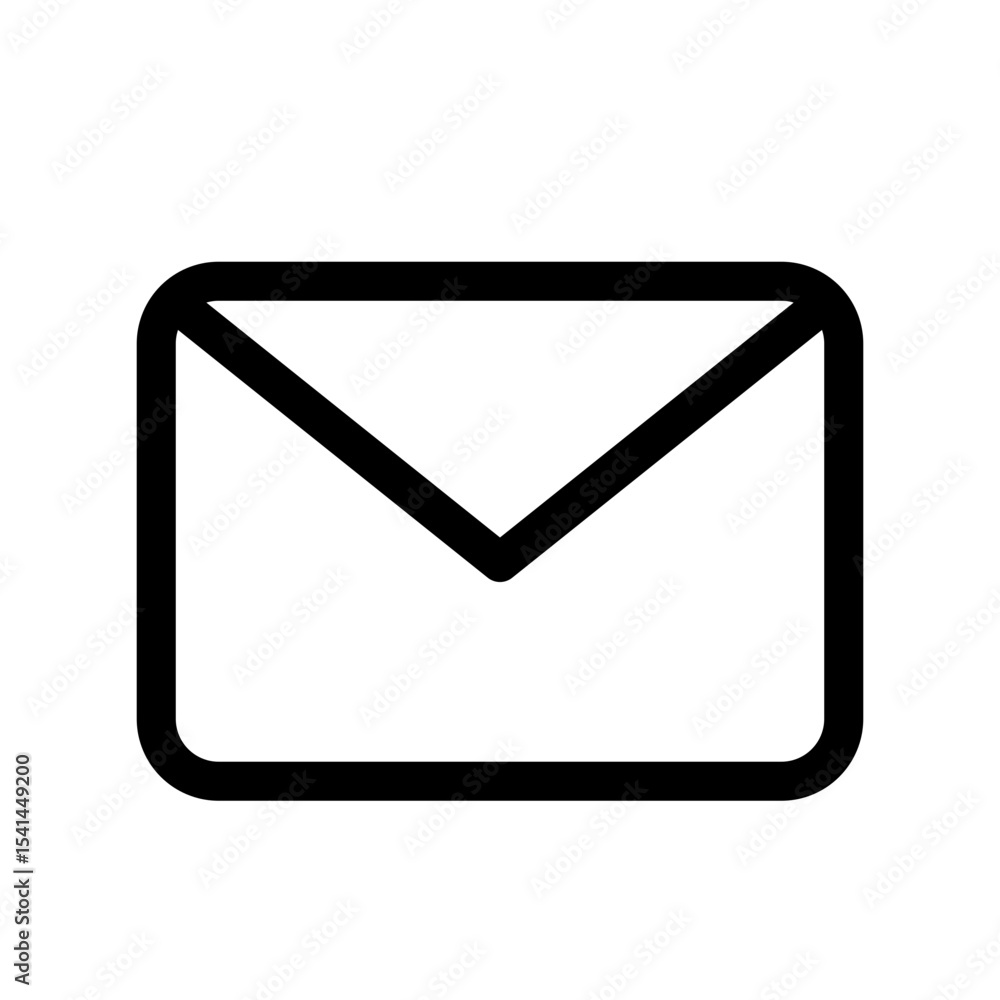 Mail Envelope Outline Icon Mail Envelope Outline Icon