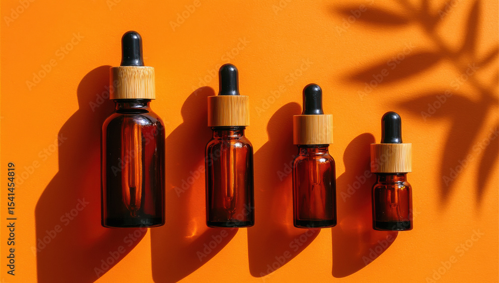 Naklejka premium Different sizes dropper bottle