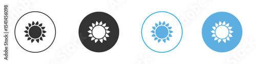 Flower icon Logo Template Design set