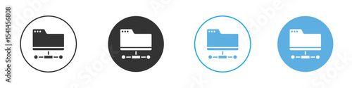 FTP icon Logo Template Design set