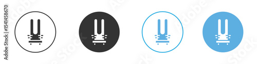 Heating element icon Logo Template Design set