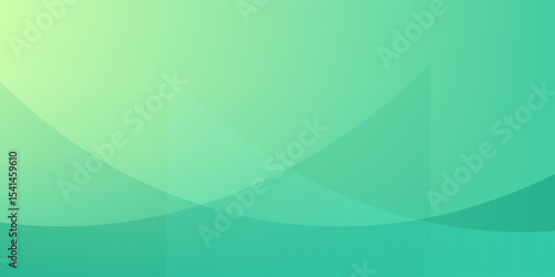 abstract background of realistic green curved gradient shading.  vector design concept. Decorative web layout or poster, banner
