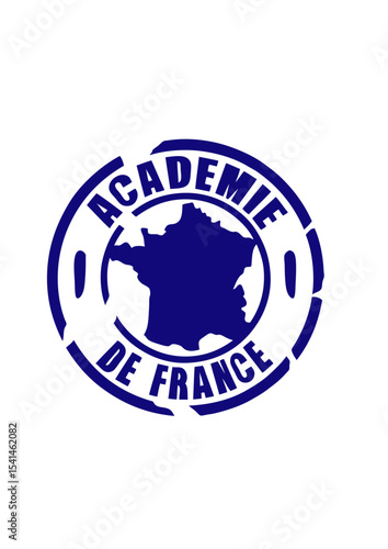 logo academie France tampon