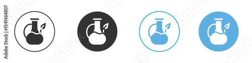 Massage oil icon Logo Template Design set