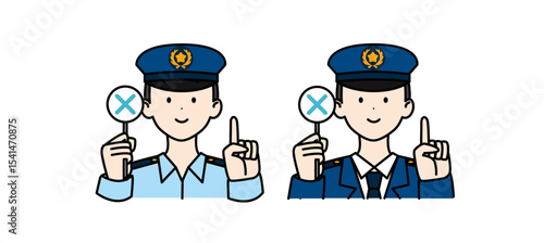 男性警察官2 これ だめ