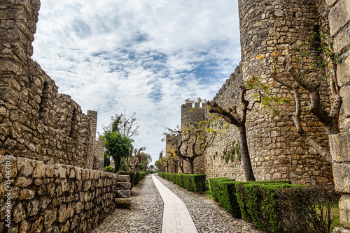 The castle of the village of Montemor-o-Velho in Portugal is the main fortress of the Baixo Mondego in medieval times