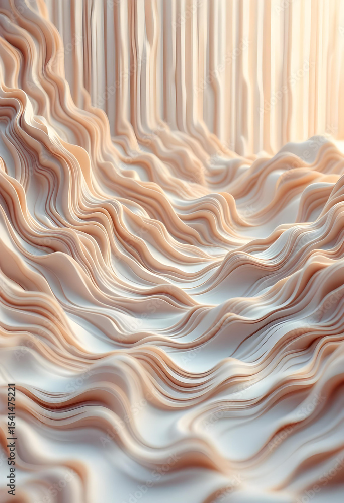 Obraz premium Creative Abstract and Artistic Background Collection with Pastel, Volumetric, and Hand-Drawn Elements